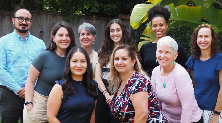 Top left to right: Loren Yglecias, Annemarie Stone, Pamela Dudzik, Vlada Lipkind, Gabrielle Woodland, Alison Reed. Bottom left to right: Zenaida Navarro, Elizabeth Saenz, Maureen McGrath.